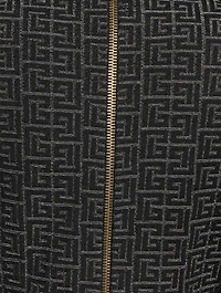 Monogram Jacquard Mini Dress