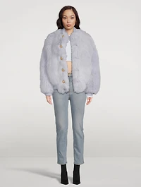 Faux Fur Bomber Jacket