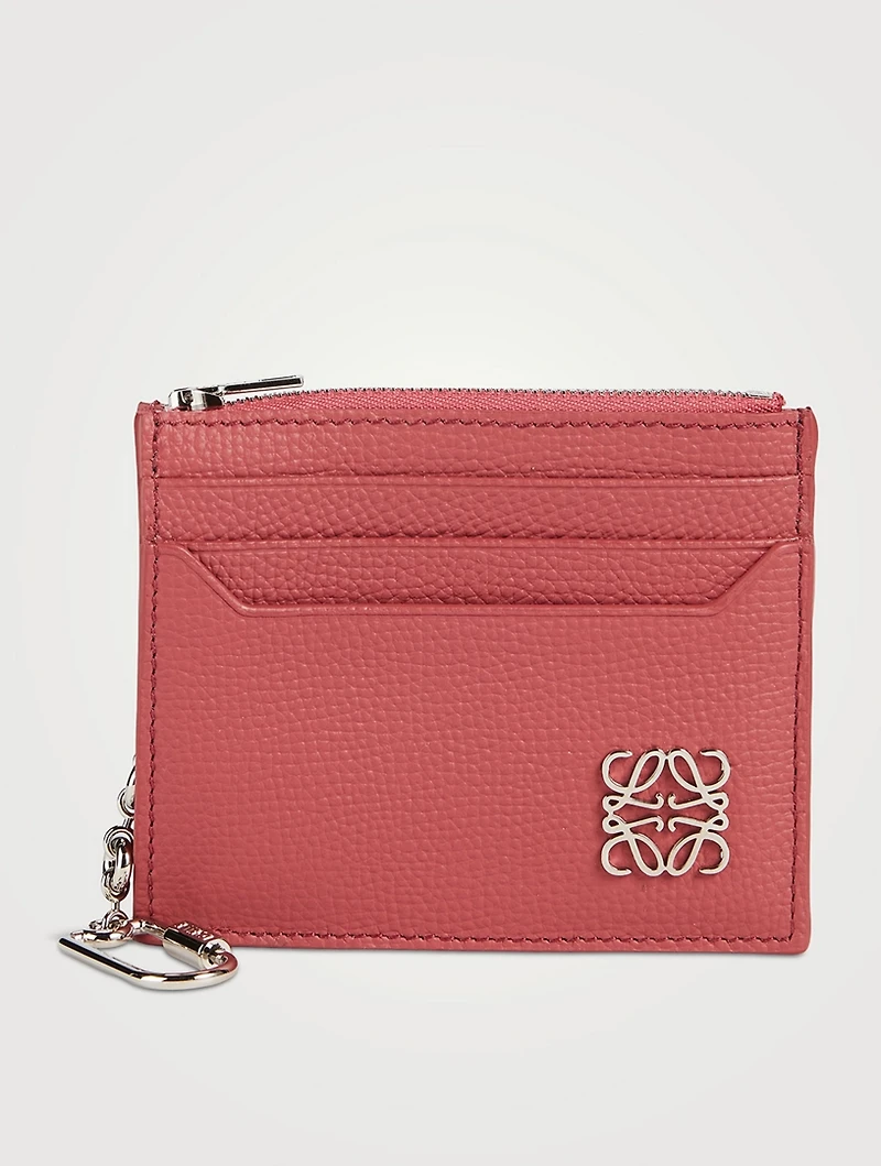 Anagram Square Leather Card Holder