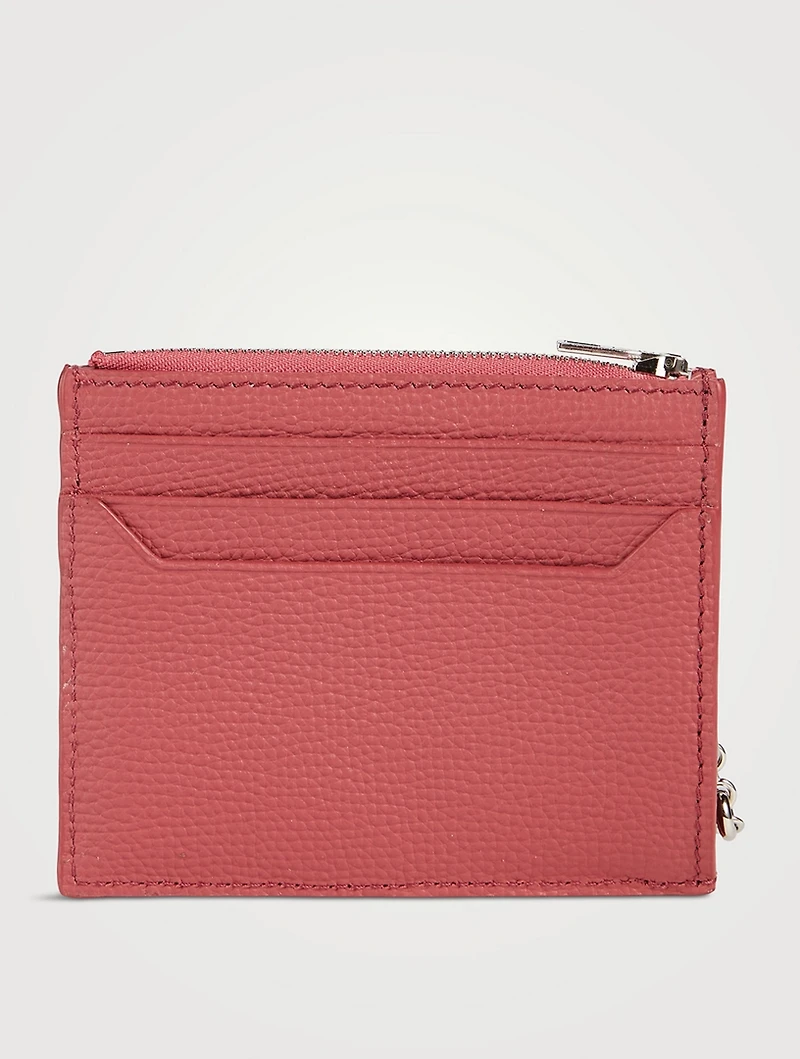 Anagram Square Leather Card Holder