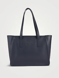 Le Foulonné Leather Tote Bag