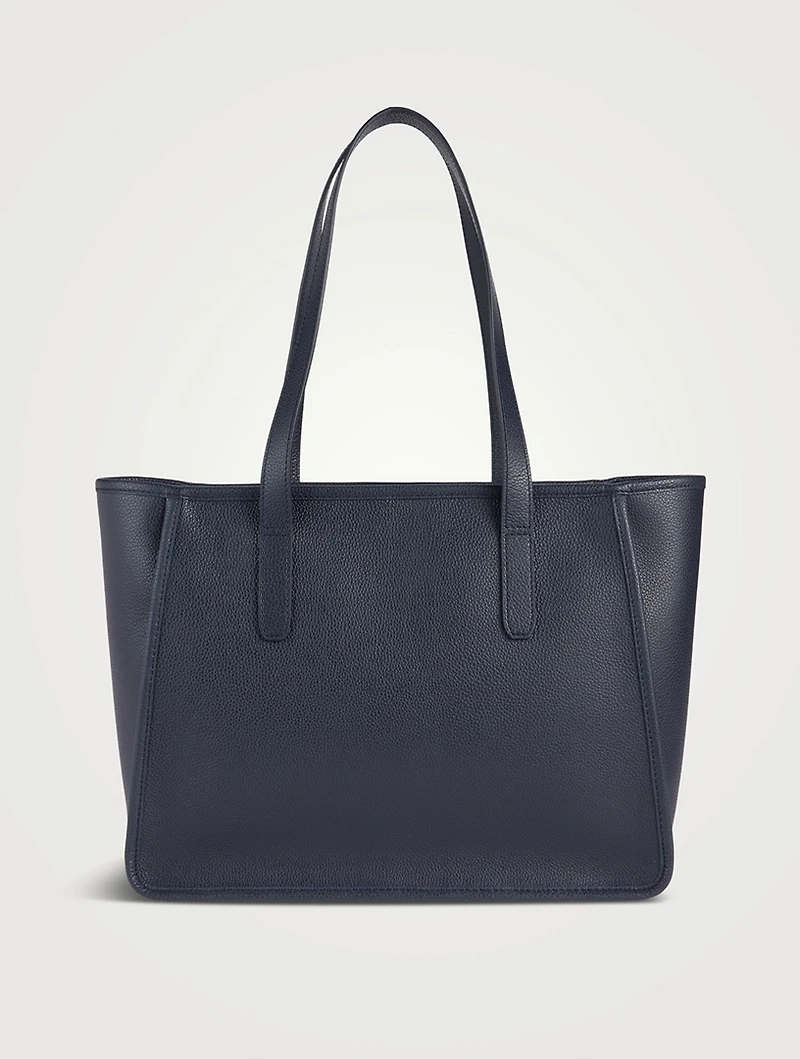 Le Foulonné Leather Tote Bag
