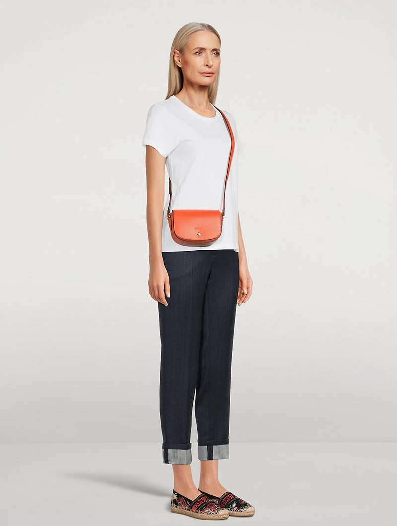 pure Leather Crossbody Bag