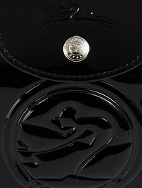 XS Le Pliage Cuir Patent Top Handle Bag