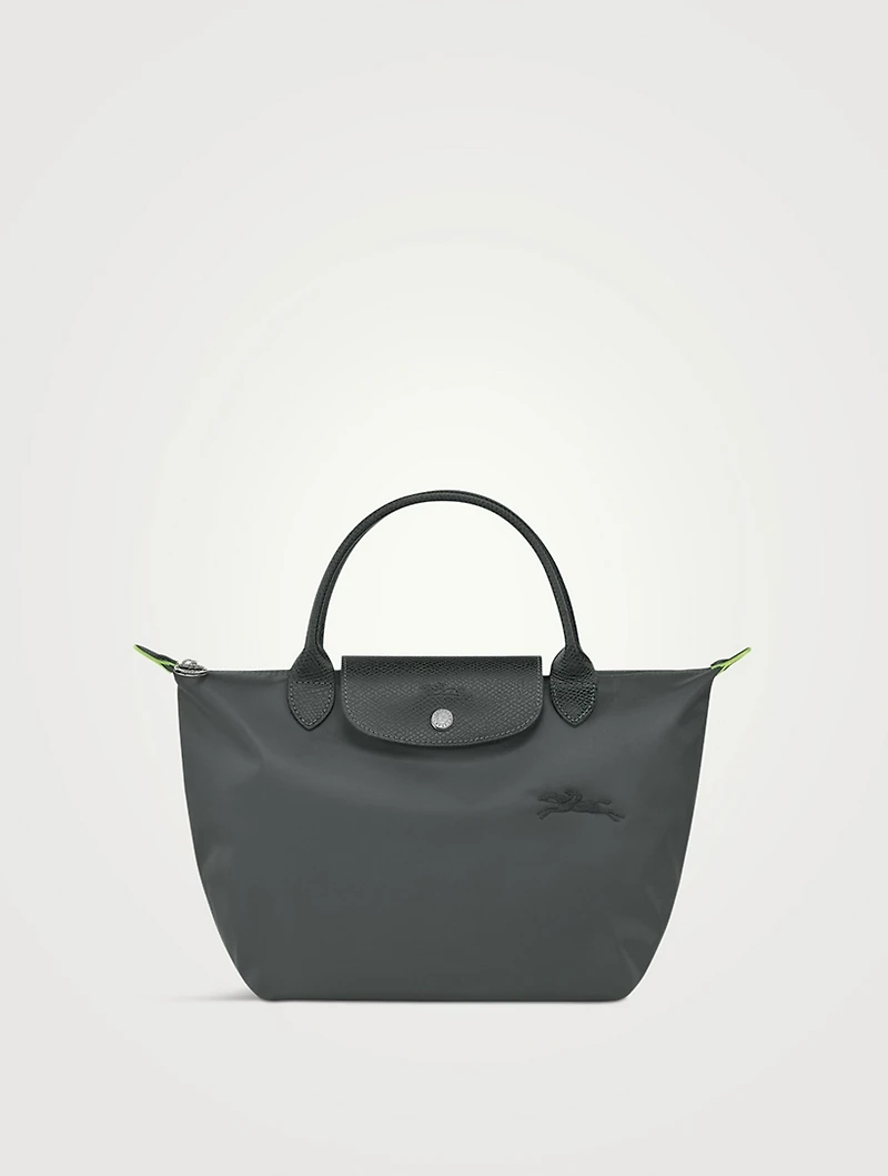 Small Le Pliage Green Top Handle Bag