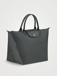 Medium Le Pliage Green Top Handle Bag