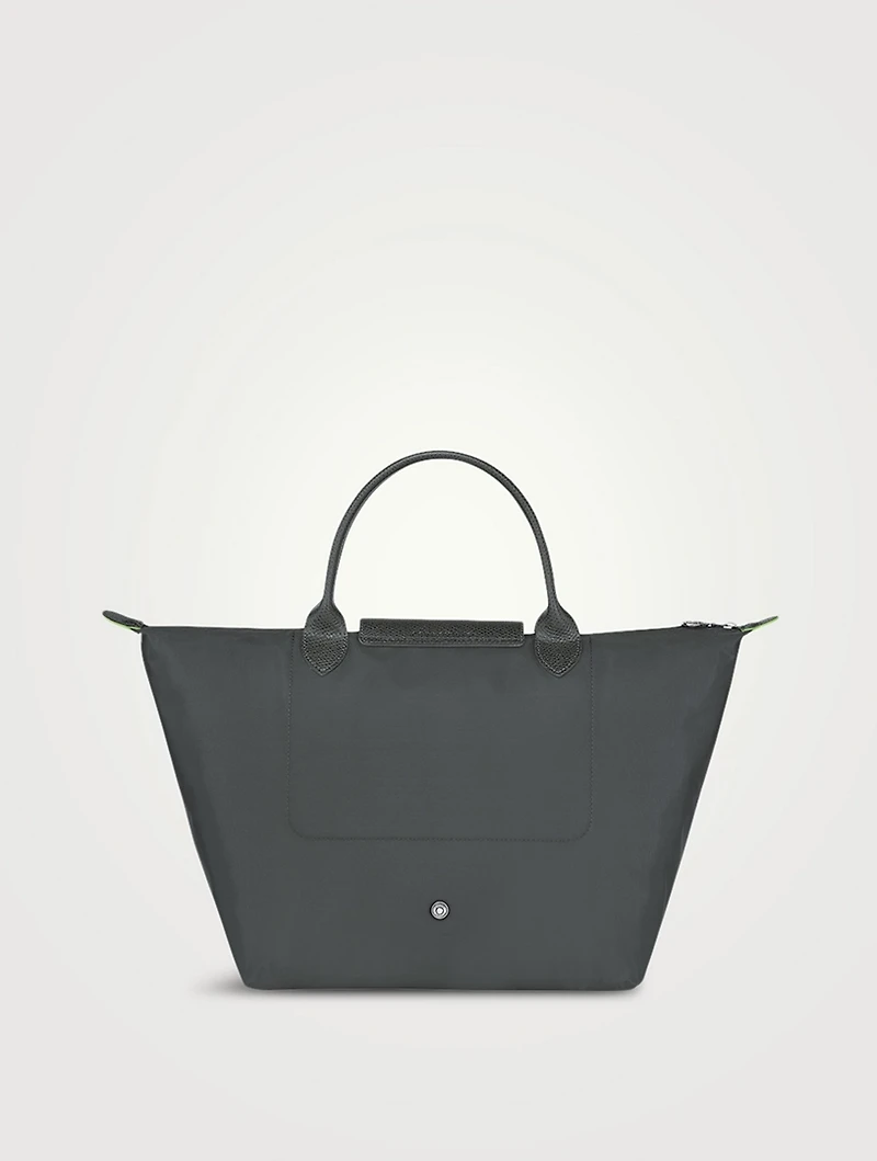 Medium Le Pliage Green Top Handle Bag