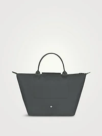 Medium Le Pliage Green Top Handle Bag