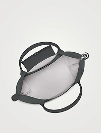 Medium Le Pliage Green Top Handle Bag