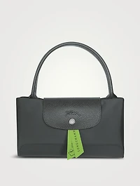 Medium Le Pliage Green Top Handle Bag