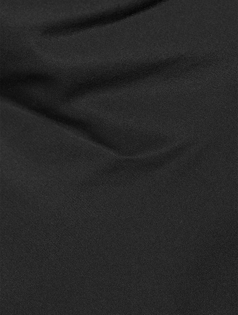 Noda Silk Backless Crop Top
