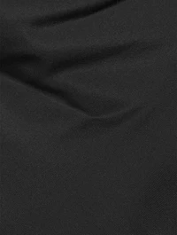 Noda Silk Backless Crop Top