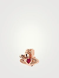 Ariella Heart Crystal Earrings