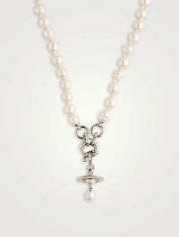 Aleksa Baroque Faux Pearl Necklace