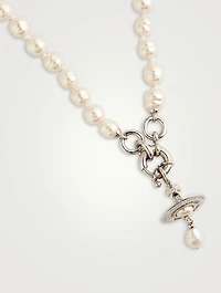 Aleksa Baroque Faux Pearl Necklace
