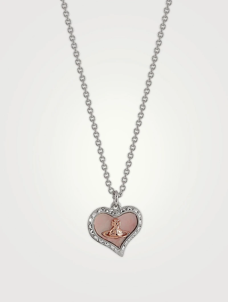 Petra Mother-Of-Pearl Heart Necklace