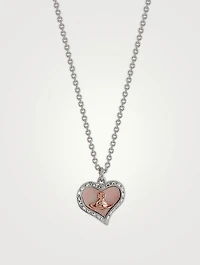 Petra Mother-Of-Pearl Heart Necklace