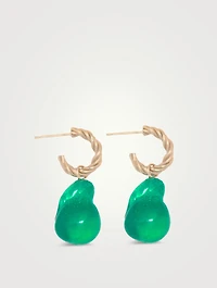 Husband Number Six? Twisted Hoop Drop Earrings