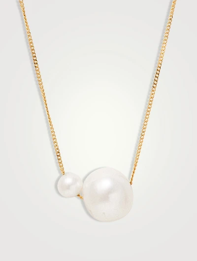 One (Blank) Can Change the World Pearl Necklace