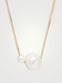 One (Blank) Can Change the World Pearl Necklace