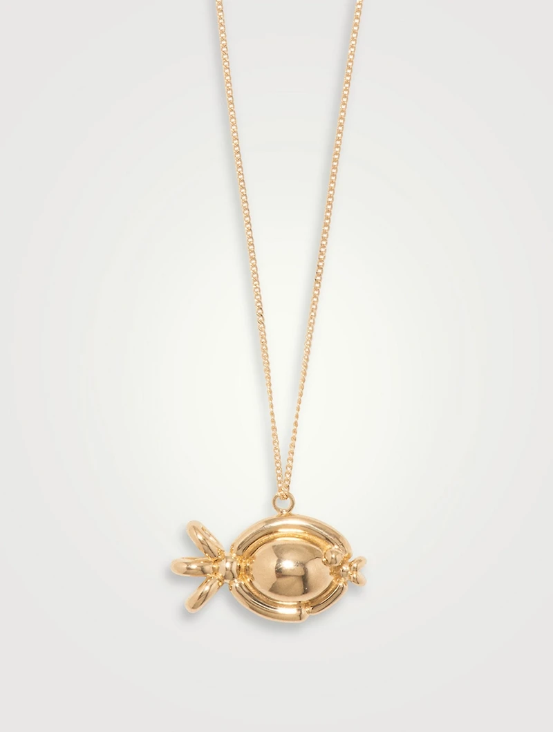 Bubble Zodiac Pisces Necklace