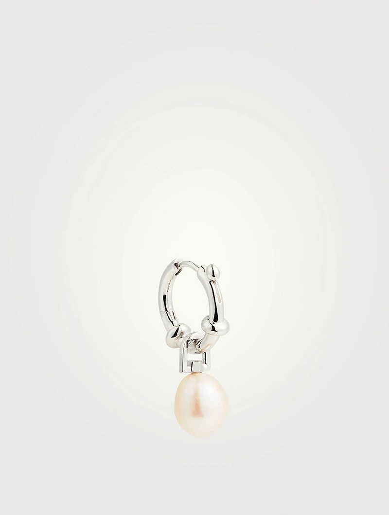 Cha Cha Earring Hoop Earring With Pearl