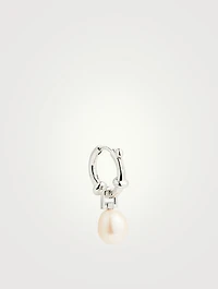 Cha Cha Earring Hoop Earring With Pearl