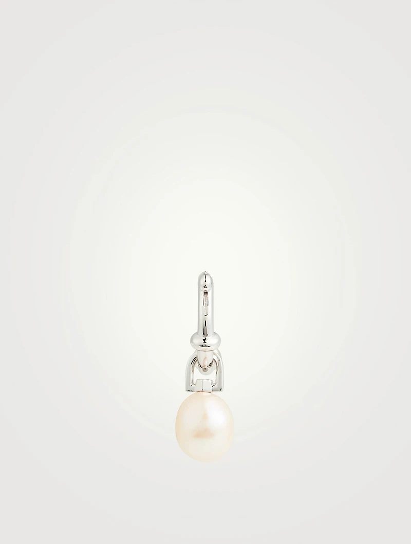 Cha Cha Earring Hoop Earring With Pearl