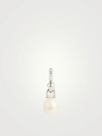 Cha Cha Earring Hoop Earring With Pearl