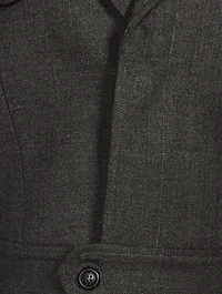 Short Wool Gabardine Jacket