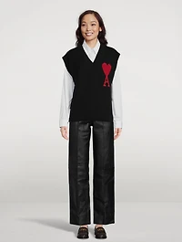 Ami De Cœur Wool Sweater Vest