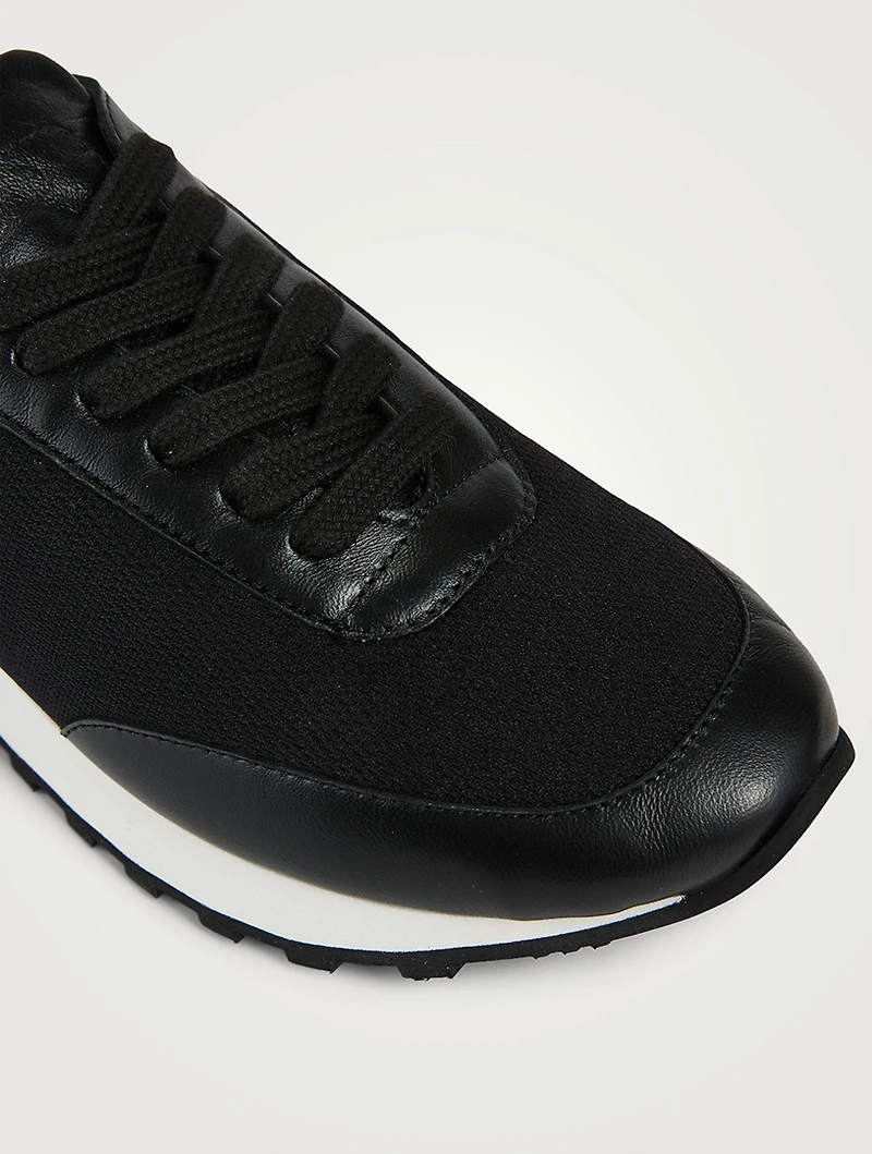 Owen Leather And Mesh Sneakers
