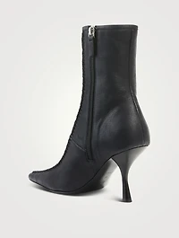 Leather Romy Heeled Ankle Boots