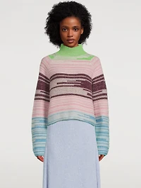 Mix N Marl Cashmere Mockneck Sweater