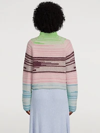 Mix N Marl Cashmere Mockneck Sweater