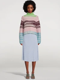 Mix N Marl Cashmere Mockneck Sweater