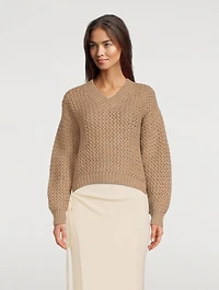 Rope Stitch Cashmere Sweater