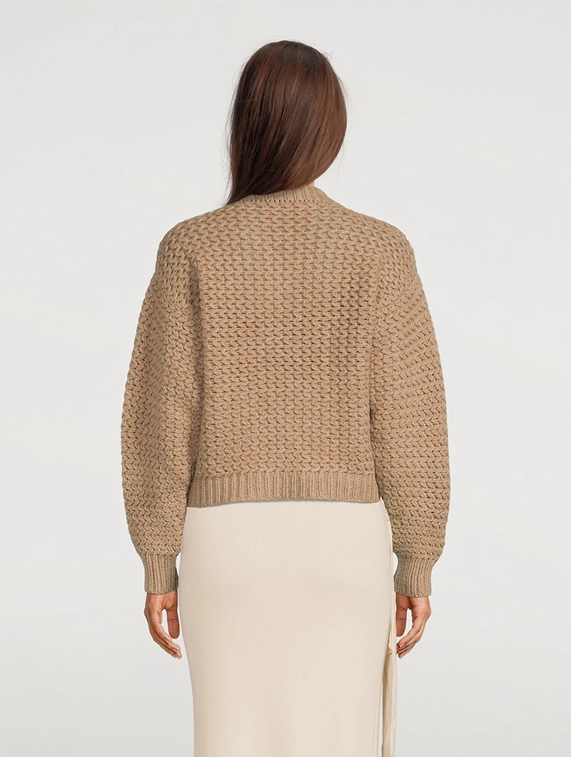 Rope Stitch Cashmere Sweater