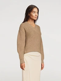 Rope Stitch Cashmere Sweater