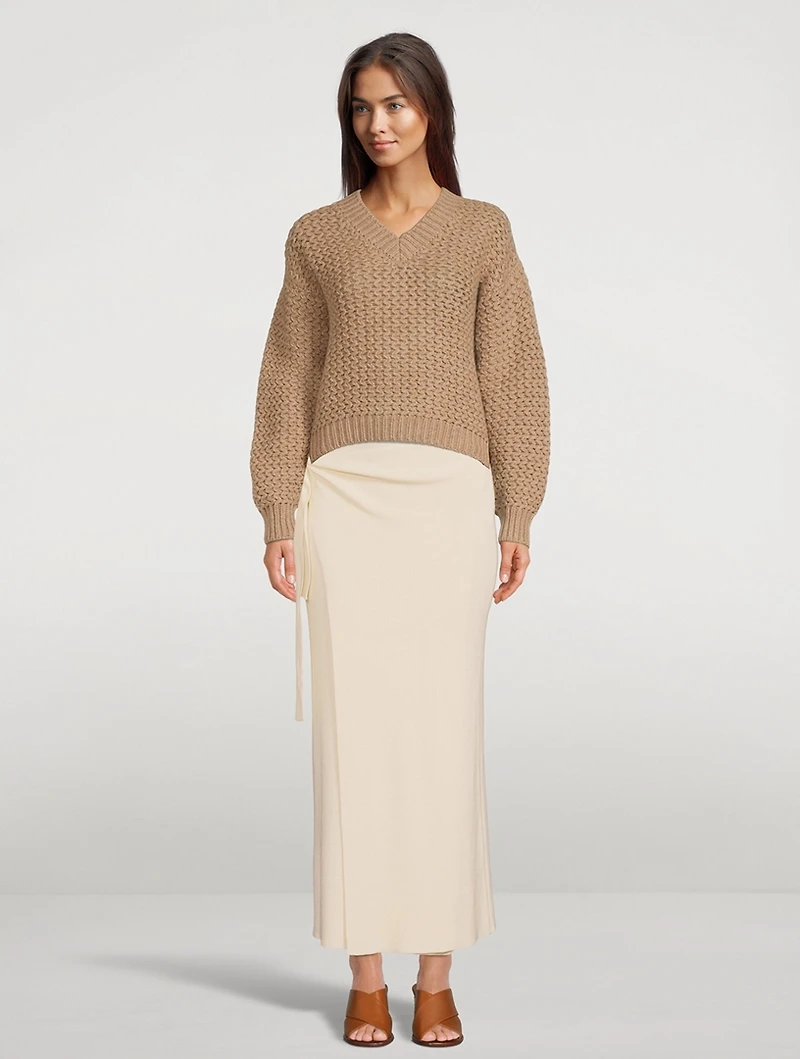 Rope Stitch Cashmere Sweater