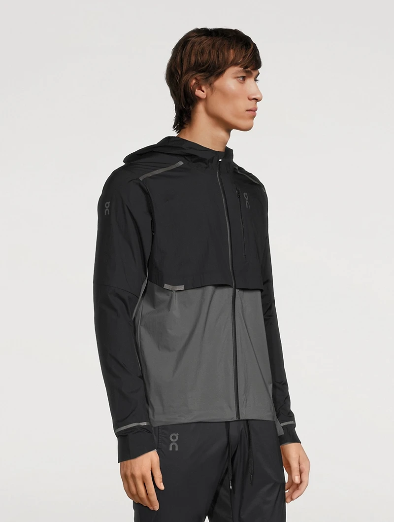 Weather Hooded Running Jacket