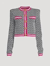 Monogram Jacquard Cardigan
