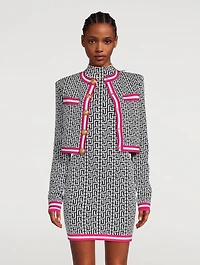 Monogram Jacquard Cardigan
