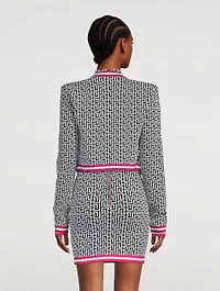 Monogram Jacquard Cardigan