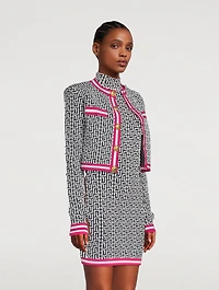 Monogram Jacquard Cardigan