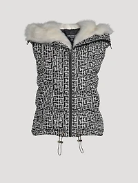 Monogram Hooded Ski Vest