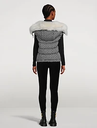 Monogram Hooded Ski Vest