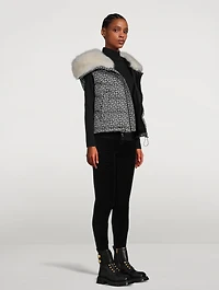 Monogram Hooded Ski Vest