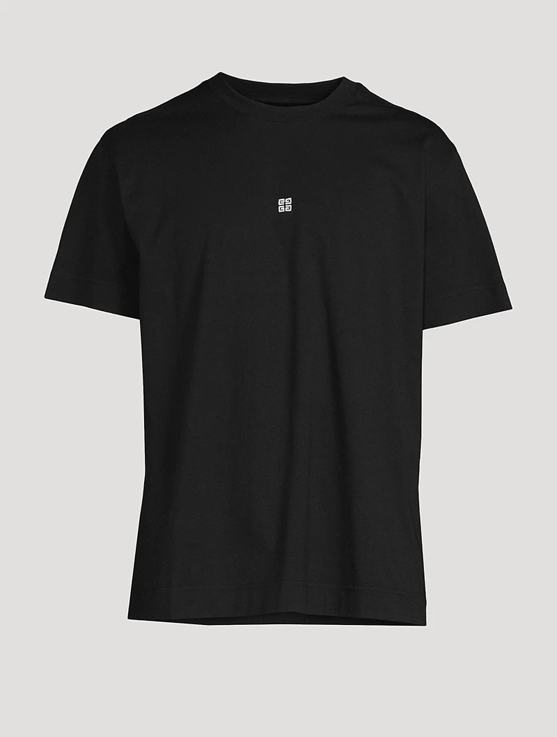 Cotton T-Shirt With 4G Embroidery