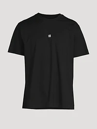 Cotton T-Shirt With 4G Embroidery